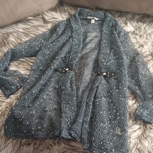 Elegant Blue Women's Sweater